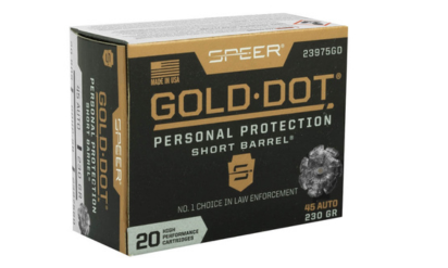 Speer Gold Dot .45 ACP 230-Grain JHP