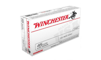 Winchester White Box .45 ACP 230-Grain FMJ