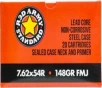 Red Army Standard AM3421 7 62x54mmR 148gr Full Metal   