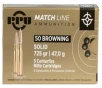 PPU PPM50 Match 50 BMG 725 gr Full Metal Jacket Solid   