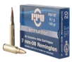 PPU PP708 Metric Rifle 7mm-08 Rem 140 gr Pointed Soft   