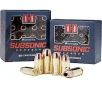 Hornady Subsonic Pistol Ammunition - 25 Rounds