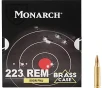 Monarch  223 Remington 55-Grain Full Metal Jacket Centerfire Rifle Ammunition - 100 Rounds