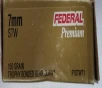 7mm STW Federal Premium 150 gr  Trophy Bonded Bear Claw 20 rnds 3250 fps  Brass    NEW BOX    M-ID  P7STWT1 UPC  029465092153