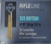 303 British PPU 150 gr SP BT 20 rnds UPC  8605003812579