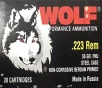 223 Rem Wolf 55 Grain Full Metal Jacket Steel Case Non-Corrosive Berdan Primed 20 Rounds M-ID  645611308734  UPC  645611308734