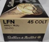 45 Colt Sellier   Bellot 250 gr LFN 50 rnds 725 fps  Brass M-ID  SB45D UPC  754908500581