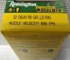 32 S W Remington Performance Wheelgun 88 gr  Lead Round Nose LRN 50 rnds 680 fps  Brass M-ID  22206 RPW32SW UPC  047700478005