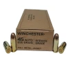 45 Auto Winchester 230 gr SERVICE GRADE FMJ 50 Rnds M-ID  SG45W UPC   020892221734