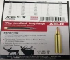 7mm STW Nosler Trophy Grade 175 gr  ABLR AccuBond Long Range 20 rnds 2950 fps  Brass M-ID  60104 UPC  054041601047