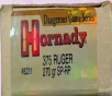375 Ruger Hornady 270 gr  SP-RP 20 rnds 2840 fps  Brass M-ID  8231 UPC  090255382310