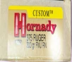 375 Ruger Hornady Custom 300 gr  FMJ RN 20 rnds 2660 fps  Brass M-ID  8232 UPC  090255382327