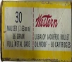 7 63 Mauser Winchester Western Vintage 86 gr  FMC Full Metal Case 50 rnds Lubaloy Jacketed  Brass UPC  000000999991