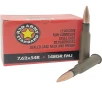7 62x54 148 Grain FMJ Ammunition 20 Rounds