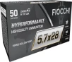 Fiocchi Hyperformance 5 7x28mm Ammo FN 40 Grain Polymer Tip