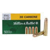 Sellier   Bellot Rifle 30 Carbine 110 Grain Full Metal Jacket 50 Round Box SB30A