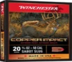 Winchester 20 Gauge X20CLF Copper Impact 2 75  3 4oz Sabot Slug