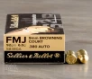 1000rds - 380 Auto Sellier   Bellot 92gr FMJ Ammo