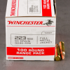 100rds     223 Rem Winchester 55gr  FMJ Ammo