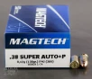 50rds - 38 Super Auto Magtech 130gr   P Full Metal Jacket Ammo