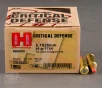 25rds     5 7x28mm Hornady Critical Defense 40gr  JHP Ammo