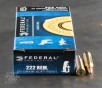 20rds     222 Rem Federal Power-Shok 50gr  SP Ammo
