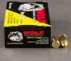 1000rds     9mm Wolf 124gr  FMJ Ammo    STEEL CASES   