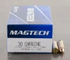 50rds     30 Carbine Magtech 110gr  FMJ Ammo