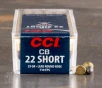 100rds -  22 CB Short CCI 29gr  Lead Round Nose Ammo