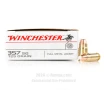 Winchester 357 Sig Ammo - 50 Rounds of 125 Grain FMJ Ammunition