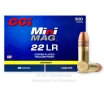 CCI Mini-Mag 22 LR Ammo - 3000 Rounds of 36 Grain CPHP Ammunition