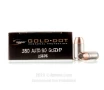 Speer 380 ACP Ammo - 20 Rounds of 90 Grain HP Ammunition