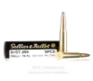 Sellier and Bellot 8x57 JRS  8mm Rimmed Mauser   Ammo - 20 Rounds   