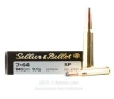 Sellier and Bellot 7x64mm Ammo - 20 Rounds of 140 Grain SP Ammunition