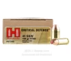 Hornady 40 Cal Ammo - 20 Rounds of 165 Grain JHP Ammunition