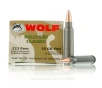 Wolf 223 Ammo - 500  Rounds of 55 Grain FMJ Ammunition