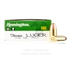 Remington 9mm Ammo - 500  Rounds of 115 Grain FMJ Ammunition