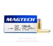 Magtech 32 S W Long Ammo - 50 Rounds of 98 Grain SJHP Ammunition