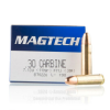Magtech 30 Carbine Ammo - 50 Rounds of 110 Grain FMC Ammunition