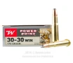 Winchester 30-30 Ammo - 20 Rounds of 170 Grain SP Ammunition