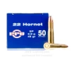 Prvi Partizan 22 Hornet  Ammo - 50 Rounds of 45 Grain SP Ammunition