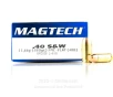 Magtech 40 Cal Ammo - 1000 Rounds of 180 Grain FMJ-FN Ammunition