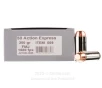 Underwood 50 Action Express Ammo - 20 Rounds of 300 Grain FMJ   