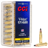 CCI 0049 Varmint  17 HMR 17 gr V-Max Polymer Tip 50 Bx  40 Cs