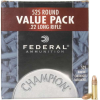 Federal 745 Champion Training 22 LR 36 gr Copper Plated Hollow Point  CPHP  525 Bx  10 Cs
