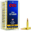 CCI 0055 GamePoint  17 HMR 20 gr Full Metal Jacket  FMJ  50 Bx  40 Cs