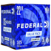 Federal 725 Value Pack  22 LR 36 gr Copper Plated Hollow Point  CPHP  325 Bx  10 Cs