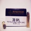 Magtech 38C Range Training  38 Special 158 gr Semi Jacketed Soft Point Flat 50 Bx  20 Cs