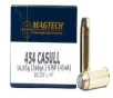 Magtech 454A Range Training  454 Casull 260 gr Semi Jacketed Soft Point Flat 20 Bx  50 Cs