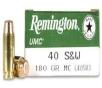 Remington Ammunition L40SW3 UMC  40 S W 180 gr Metal Case  FMJ  50 Bx  10 Cs